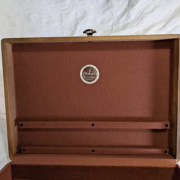 Naken’s Tarnish Proof Silverware Chest Flatware Case Box - Picture 10 of 12
